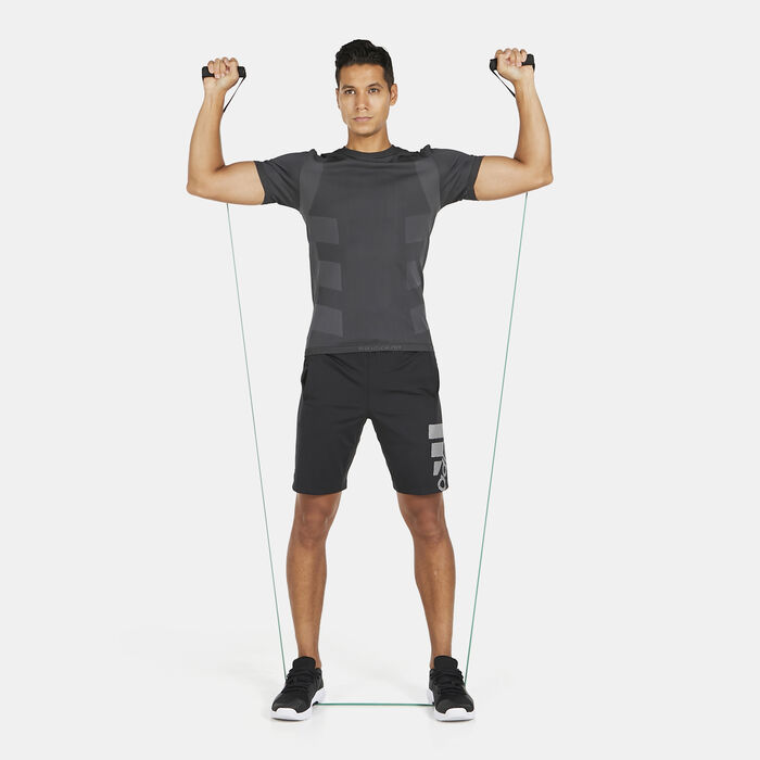 adidas Men's Studio Techfit Seamless T-Shirt Black adidas Men's Studio Techfit Seamless T-Shirt Black image number 2