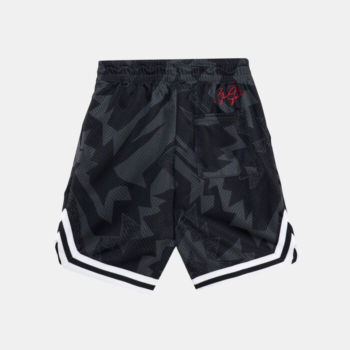 Jordan Kids' Essentials Printed Dri-FIT Shorts Black Jordan Kids' Essentials Printed Dri-FIT Shorts Black image number 1