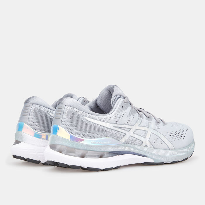 ASICS Men's GEL-KAYANO 28 PLATINUM Shoe Grey image number 2