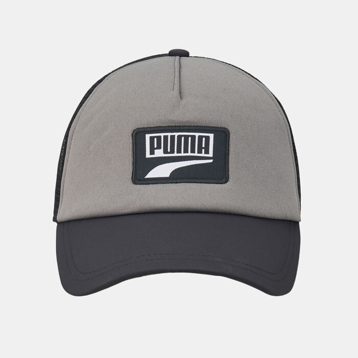 PUMA Men's Logo Trucker Hat Black image number 0