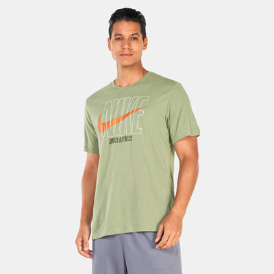 Nike Men's Dri-FIT HBR T-Shirt Green Nike Men's Dri-FIT HBR T-Shirt Green