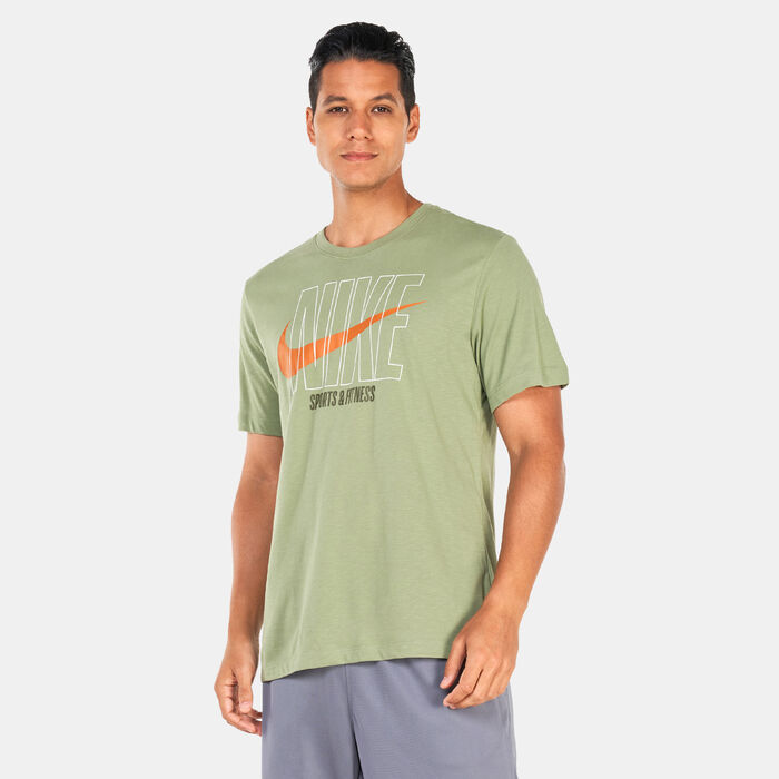 Nike Men's Dri-FIT HBR T-Shirt Green Nike Men's Dri-FIT HBR T-Shirt Green image number 0