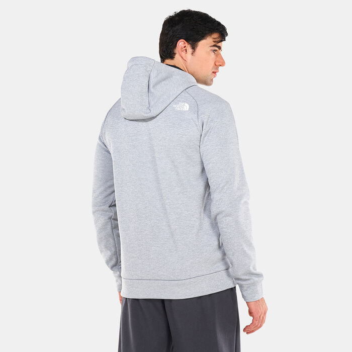 The North Face Men's Reaxion Fleece Hoodie Grey The North Face Men's Reaxion Fleece Hoodie Grey image number 1