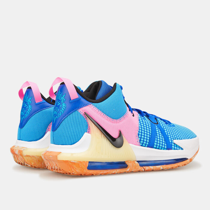 Nike Men's LeBron Witness 7 Basketball Shoe Blue Nike Men's LeBron Witness 7 Basketball Shoe Blue image number 3
