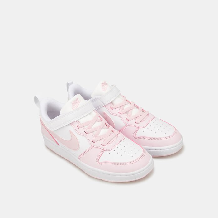 Nike Kids' Court Borough Low Recraft Shoes (Younger Kids) Pink Nike Kids' Court Borough Low Recraft Shoes (Younger Kids) Pink image number 2