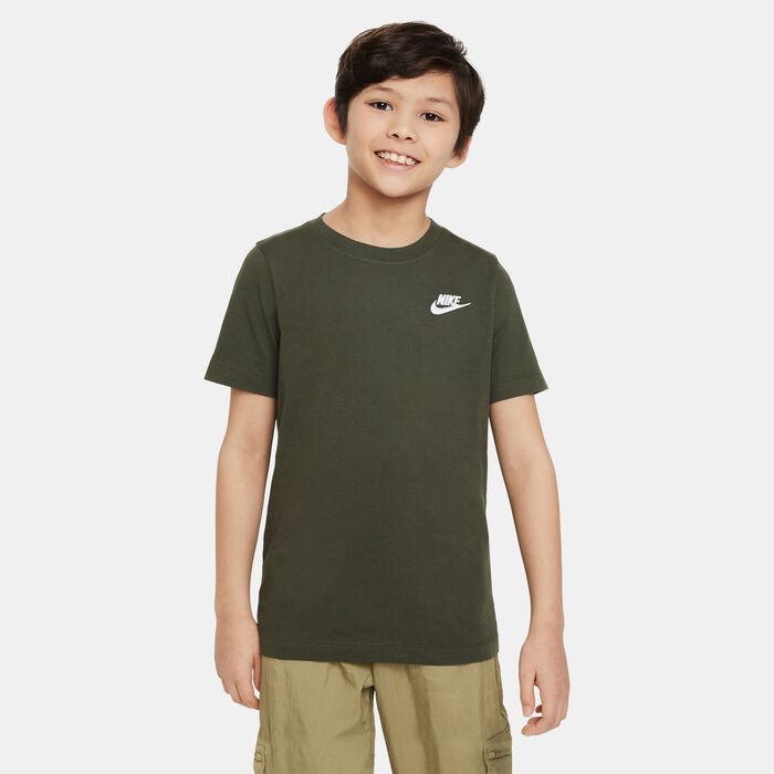 Nike Kids' Sportswear T-Shirt (Older Kids) Green Nike Kids' Sportswear T-Shirt (Older Kids) Green image number 0