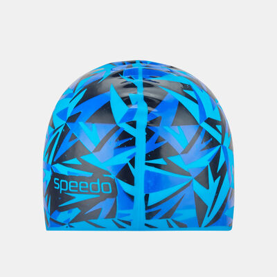 Speedo Kids' Boom Silicone Swimming Cap Multi