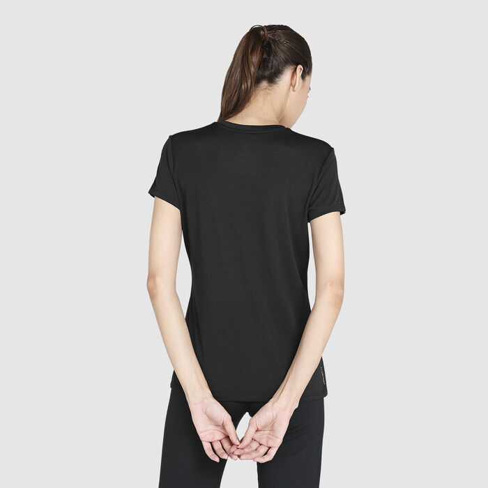 The North Face Women's Reaxion Ampere T-Shirt Black The North Face Women's Reaxion Ampere T-Shirt Black image number 1
