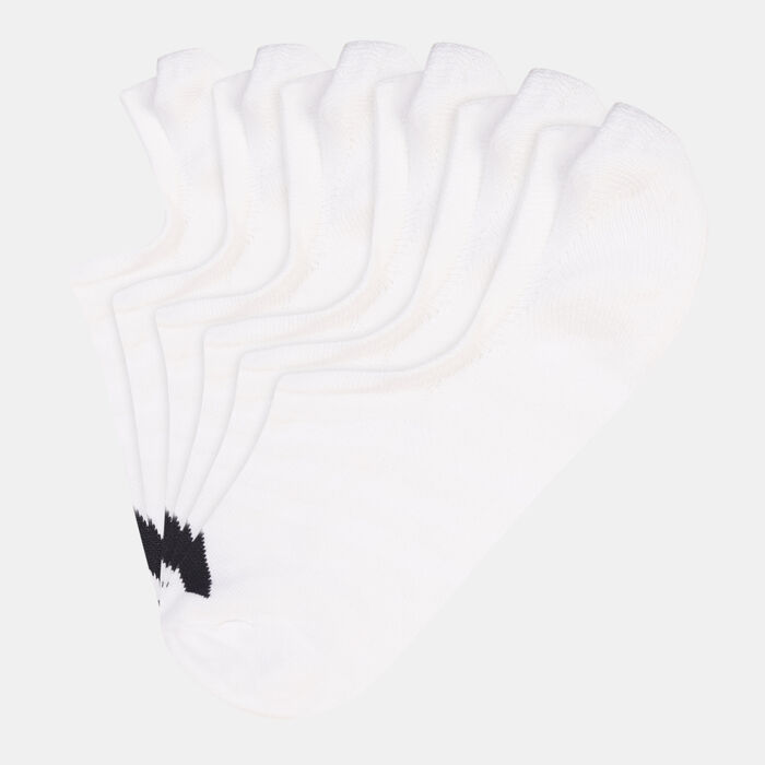 adidas Men's No-Show Socks (6 Pack) White adidas Men's No-Show Socks (6 Pack) White image number 0