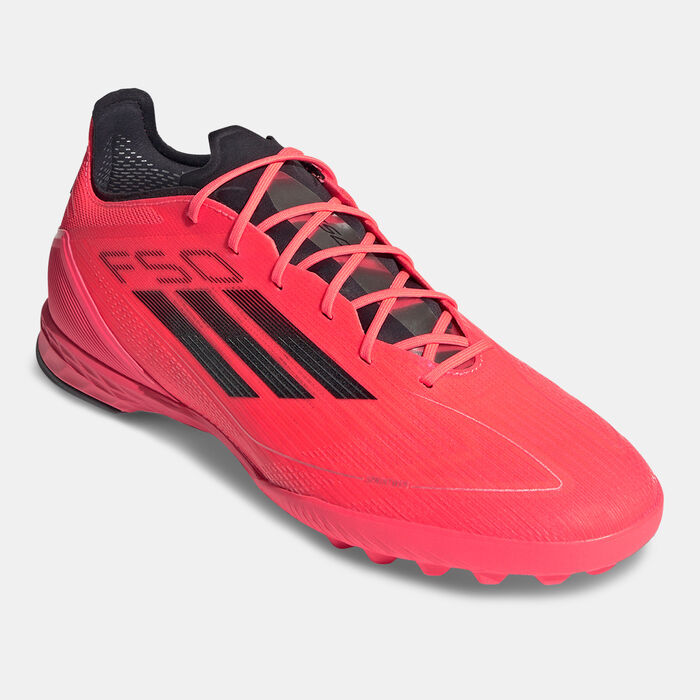 adidas Men's F50 Pro Turf Ground Football Shoes Pink adidas Men's F50 Pro Turf Ground Football Shoes Pink image number 1