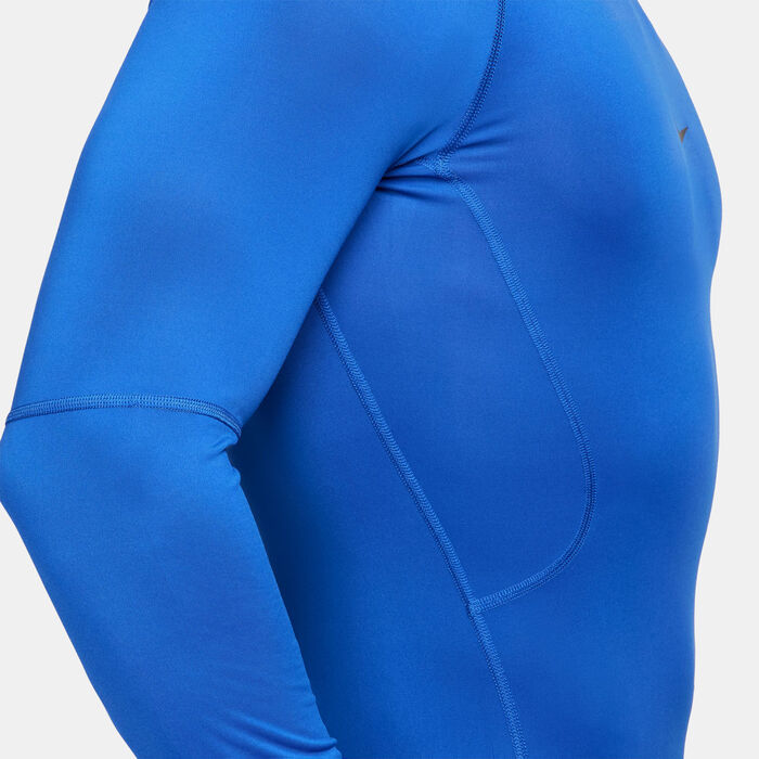 Nike Men's Pro Dri-FIT Training Top Blue Nike Men's Pro Dri-FIT Training Top Blue image number 4