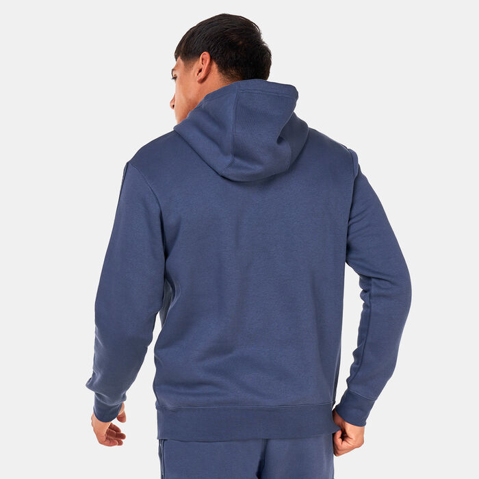 Nike Men's Sportswear Repeat Pullover Fleece Hoodie Blue Nike Men's Sportswear Repeat Pullover Fleece Hoodie Blue image number 1