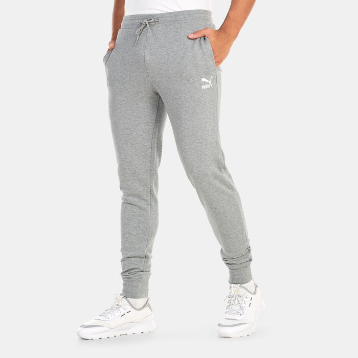 PUMA Men's Classics Cuffed Sweatpants Grey image number 0