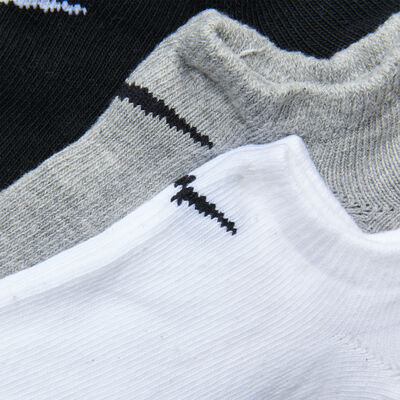 Nike No Show Trainer Socks (3 Pack) Grey