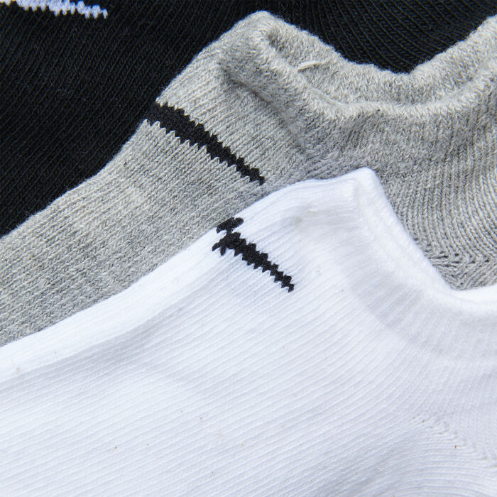 Nike No Show Trainer Socks (3 Pack) Grey image number 1