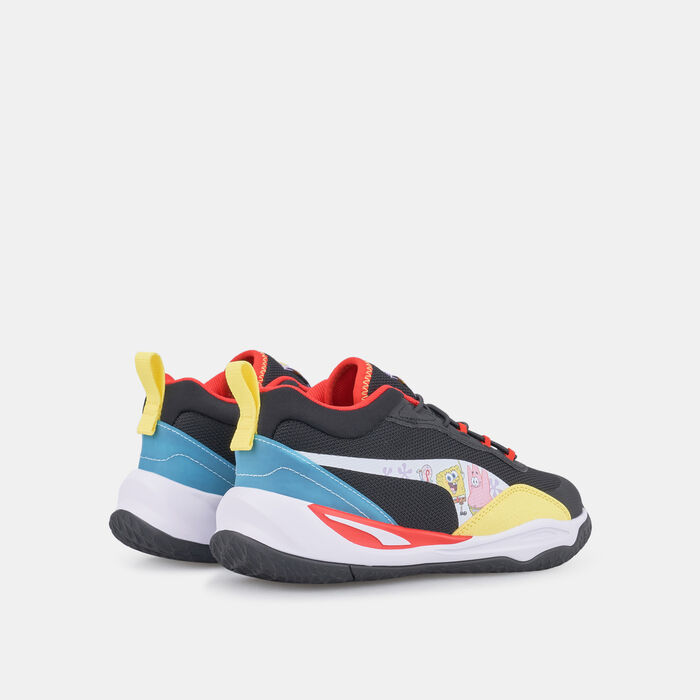 PUMA Kids' X SpongeBob Playmaker Shoe Black PUMA Kids' X SpongeBob Playmaker Shoe Black image number 3