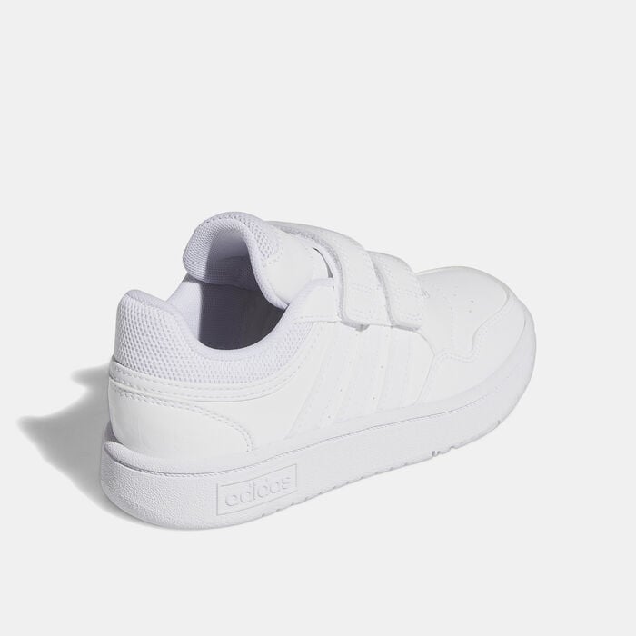 adidas Kids' Hoops Lifestyle Basketball Hook-and-Loop Shoe White adidas Kids' Hoops Lifestyle Basketball Hook-and-Loop Shoe White image number 2
