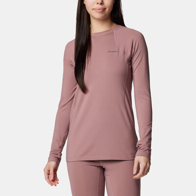 Columbia Women's Midweight Stretch Baselayer Long Sleeve Top Purple Columbia Women's Midweight Stretch Baselayer Long Sleeve Top Purple