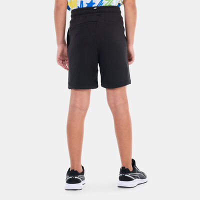 PUMA Kids' Essentials+ Logo Lab Shorts Black