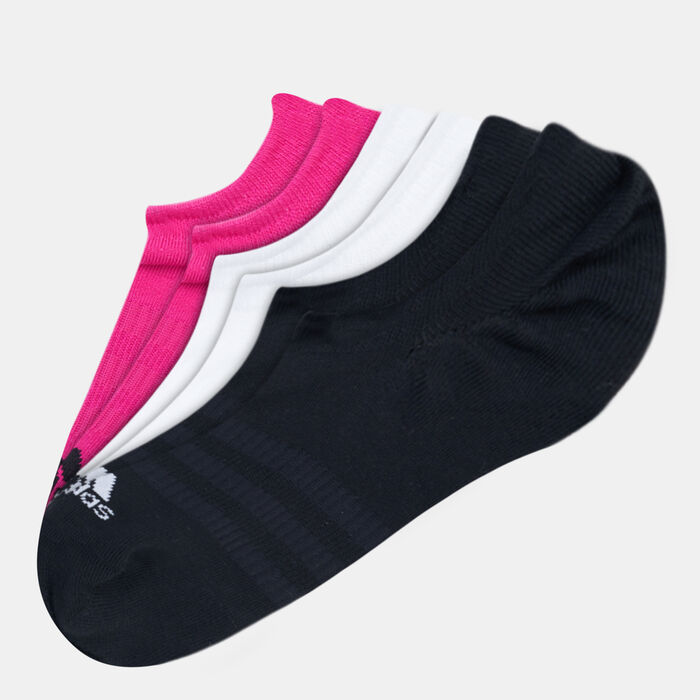adidas No-Show Socks (3 Pack) Black image number 0