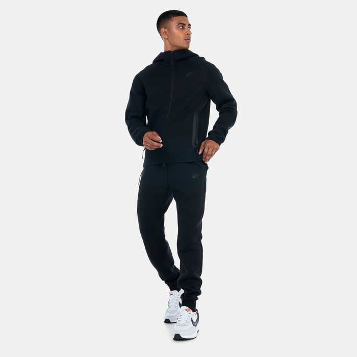 Nike Men's Sportswear Tech Fleece Windrunner Full-Zip Hoodie Black image number 2