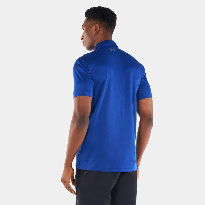 Under Armour Men's Under Armour™ Tech Polo Shirt Blue Under Armour Men's Under Armour™ Tech Polo Shirt Blue image number 1