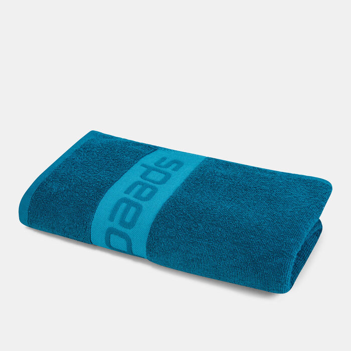 Speedo Border Towel Blue image number 1