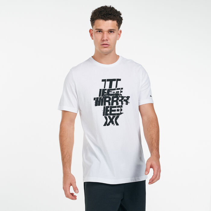 adidas Men's Terrex Hardal Logo T-Shirt White adidas Men's Terrex Hardal Logo T-Shirt White image number 0