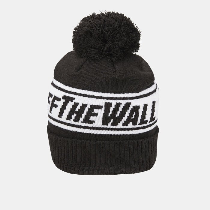 Vans Men's Off The Wall Pom Beanie Black Vans Men's Off The Wall Pom Beanie Black image number 1