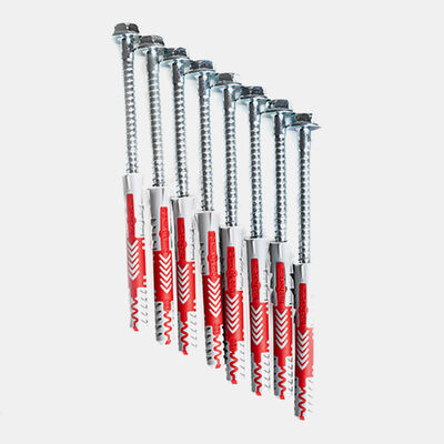 BenchK KM8 – Fischer 10 × 80 Expansion Plugs With Wall Bar Screws (8 Pcs.) Multi