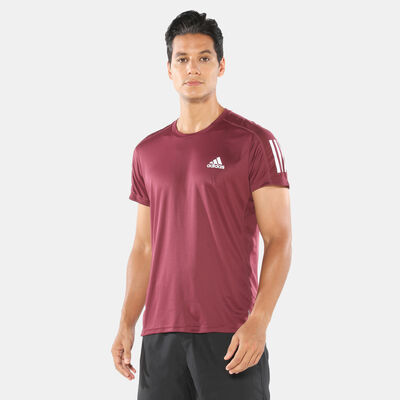 adidas Men's Own The Run T-Shirt Red adidas Men's Own The Run T-Shirt Red