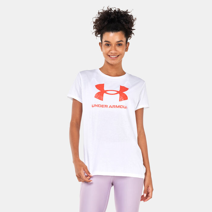 Under Armour Women's Sportstyle Graphic T-Shirt White Under Armour Women's Sportstyle Graphic T-Shirt White image number 0