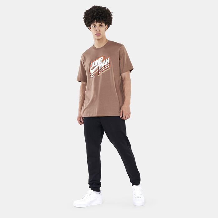 Jordan Men's Jumpman Graphic T-Shirt Brown Jordan Men's Jumpman Graphic T-Shirt Brown image number 2