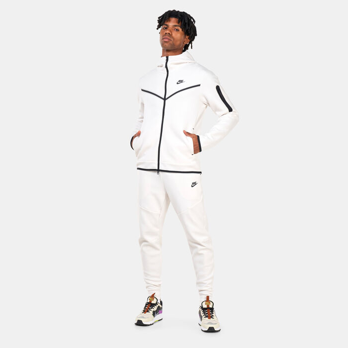 Nike Men's Sportswear Tech Full-Zip Hoodie White Nike Men's Sportswear Tech Full-Zip Hoodie White image number 2