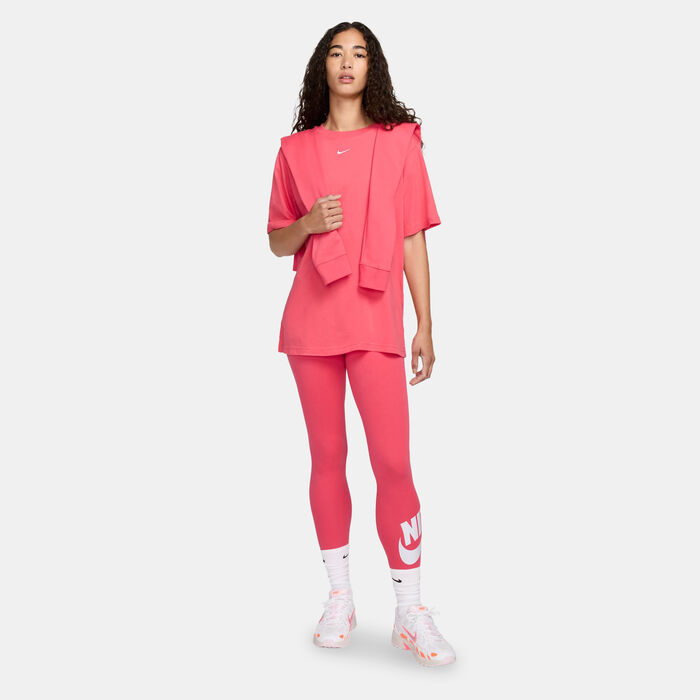 Nike Women's Sportswear Essential T-Shirt Pink Nike Women's Sportswear Essential T-Shirt Pink image number 2
