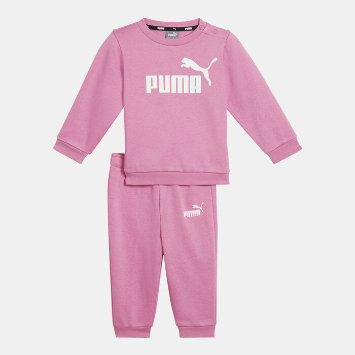 PUMA Kids' Essentials Minicats Sweatshirt and Sweatpants Set Pink image number 0