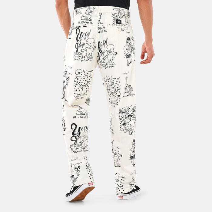 Vans Men's x Daniel Johnston Authentic Chino Pants White Vans Men's x Daniel Johnston Authentic Chino Pants White image number 1
