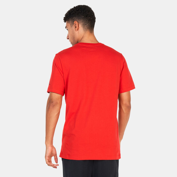 Jordan Men's Brand Festive T-Shirt Red Jordan Men's Brand Festive T-Shirt Red image number 1