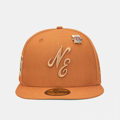New Era Men's Logo Script 59FIFTY Cap Brown