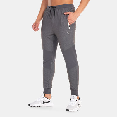 SQUATWOLF Men's Statement Ribbed Flex Joggers Grey SQUATWOLF Men's Statement Ribbed Flex Joggers Grey