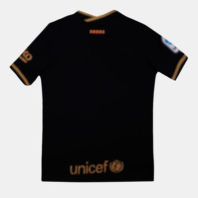 Nike Kids' F.C. Barcelona Stadium Away Jersey - 2020/21 (Older Kids) Black