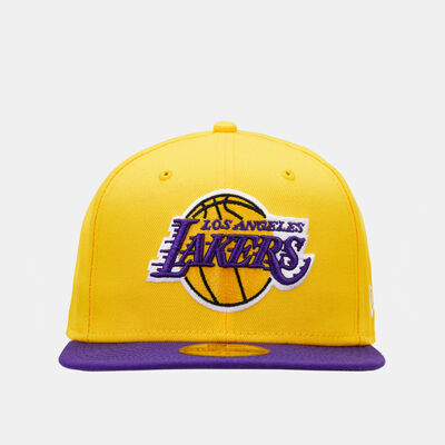 New Era Men's NBA LA Lakers Basic 59FIFTY Cap yellow