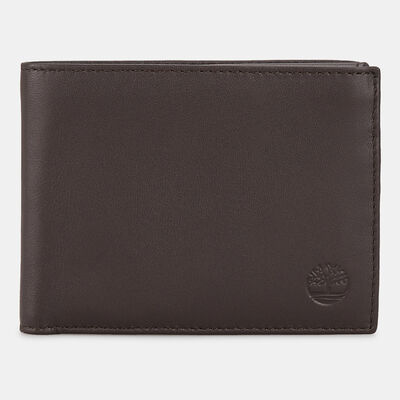 Timberland Men's Trifold Coin Pocket Wallet Brown Timberland Men's Trifold Coin Pocket Wallet Brown