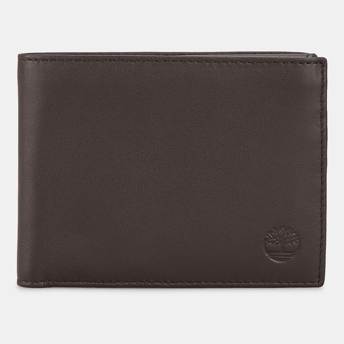 Timberland Men's Trifold Coin Pocket Wallet Brown Timberland Men's Trifold Coin Pocket Wallet Brown image number 0