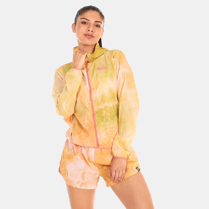 Nike Women's Repel Trail Running Jacket Peach Nike Women's Repel Trail Running Jacket Peach image number 0