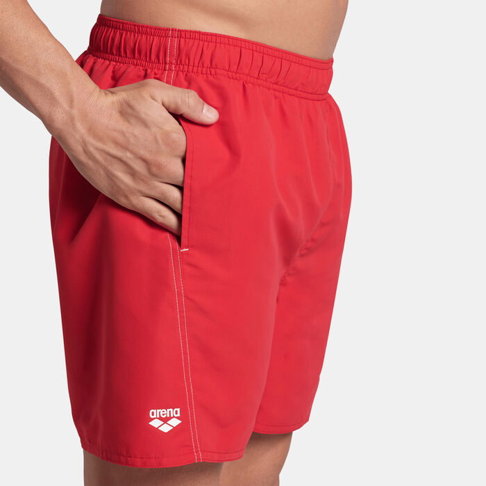 Arena Men's Fundamentals Logo Swimming Shorts Red Arena Men's Fundamentals Logo Swimming Shorts Red image number 3