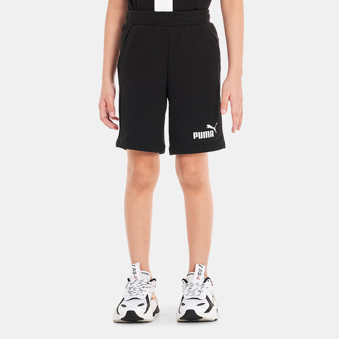 PUMA Kids' Essential Sweat Shorts Black PUMA Kids' Essential Sweat Shorts Black image number 0