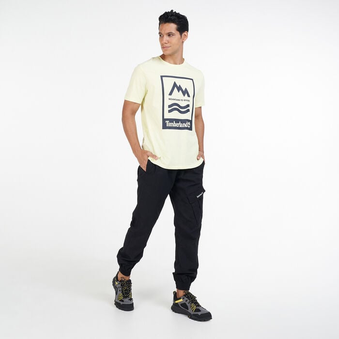 Timberland Men's Mountains To Rivers T-Shirt Green Timberland Men's Mountains To Rivers T-Shirt Green image number 2