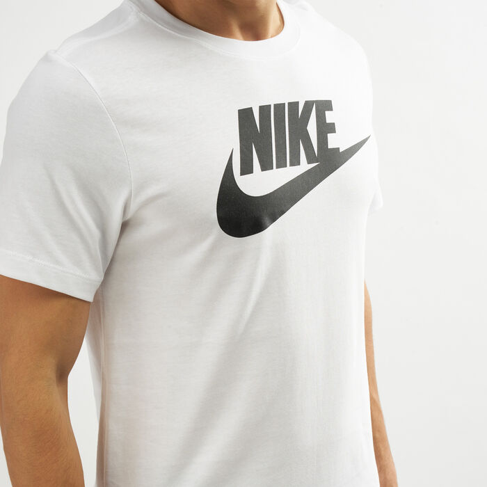 Nike Men's Sportswear Icon Futura T-Shirt White Nike Men's Sportswear Icon Futura T-Shirt White image number 3