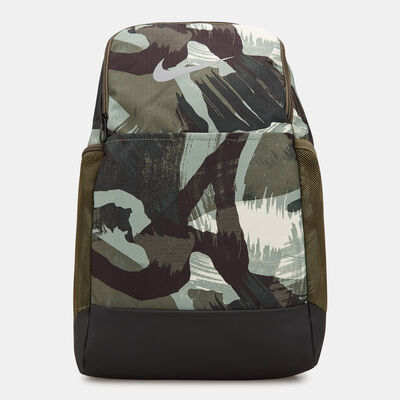 Nike Men's Brasilia Printed Backpack Brown Nike Men's Brasilia Printed Backpack Brown